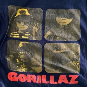Ultra Rare! Gorillaz Tour Shirt Plastic Beach